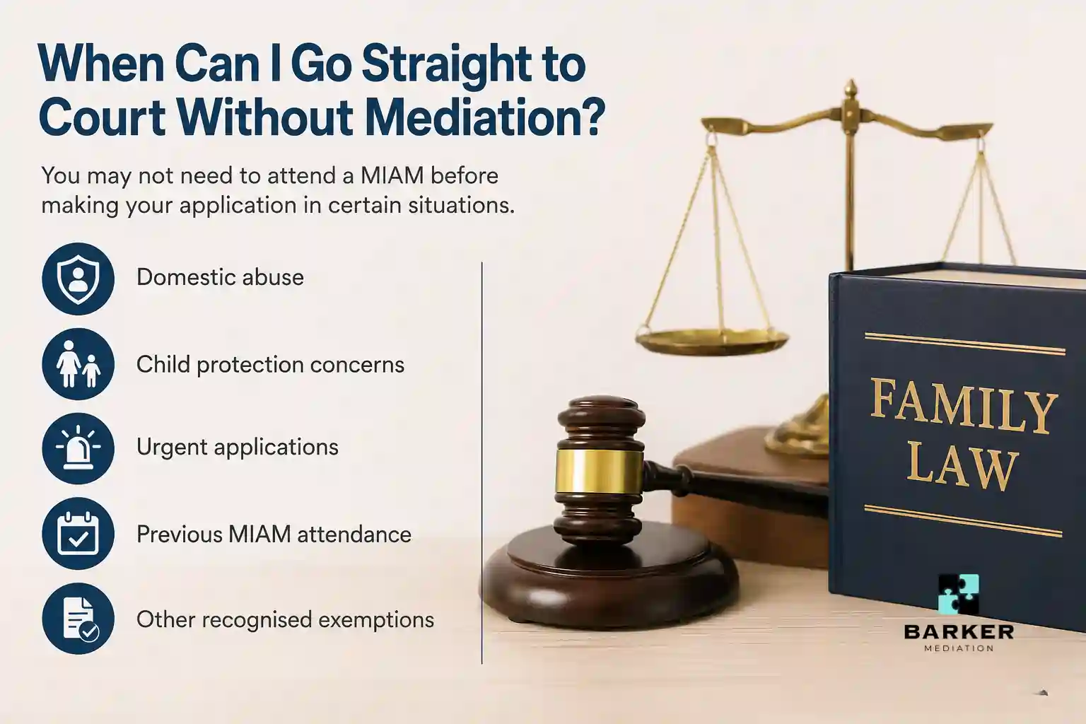 When Can I Go Straight to Court Without Mediation Birmingham?